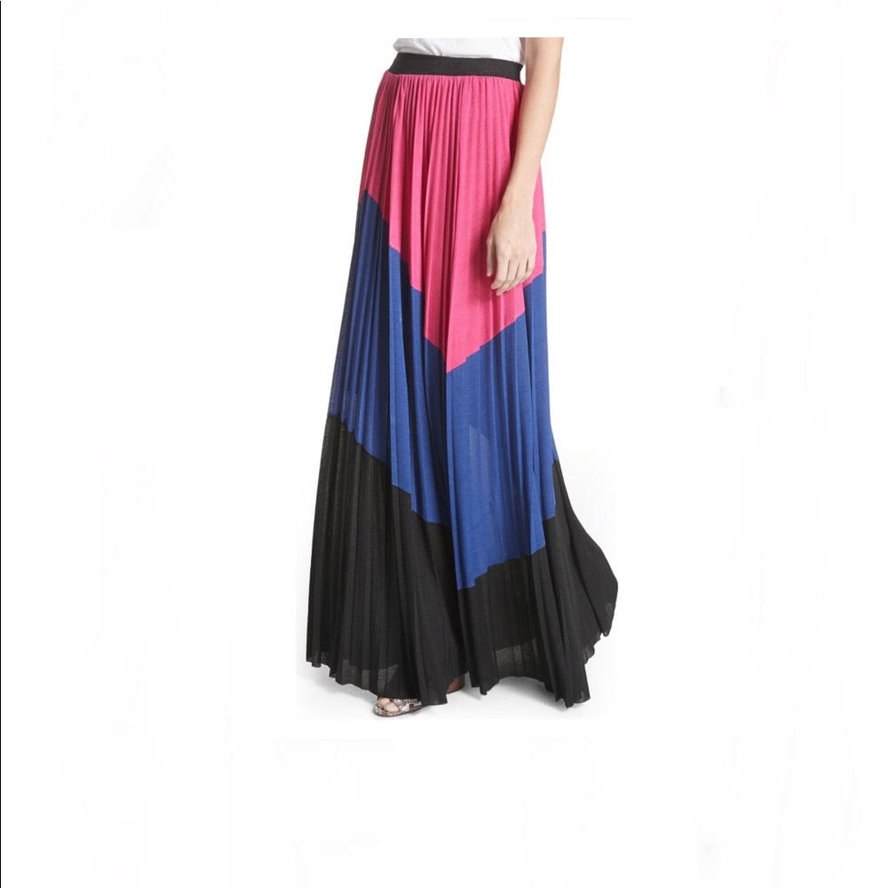 NWOT Tracy Reese Colorblock Maxi Skirt - Size L - Picture 4 of 6